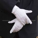 Мъжки бели ръкавици