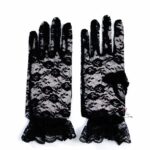 Черни дантелени ръкавици