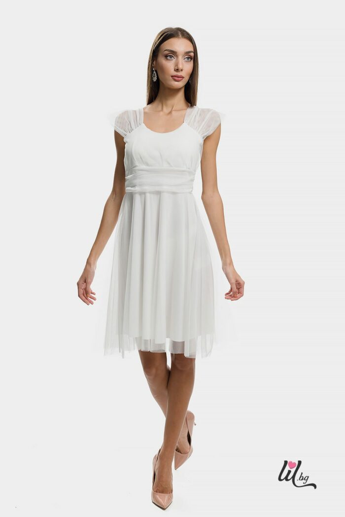 Бяла булчинска рокля