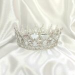 Кристална сребриста корона Алда