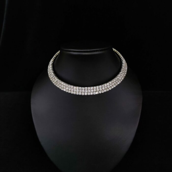 silver choker