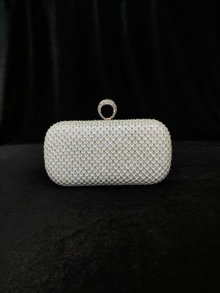 silver evening bag lil
