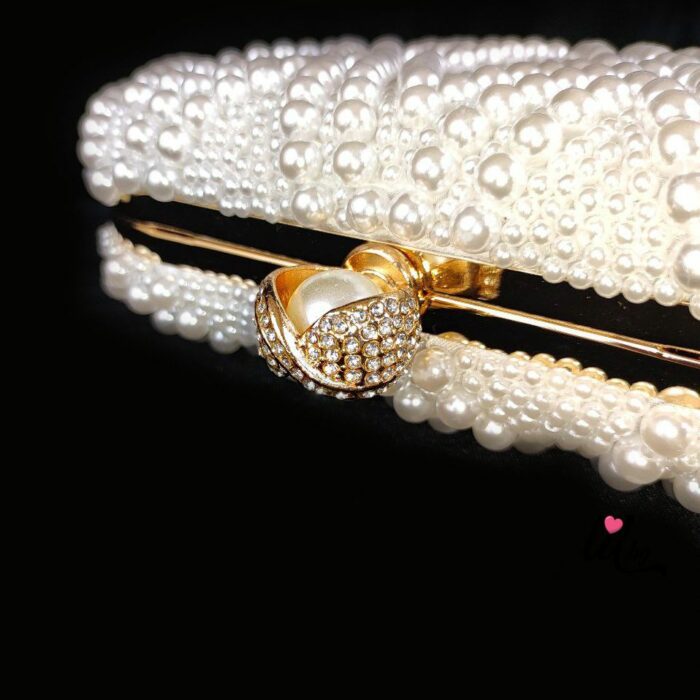 wedding bags with pearl lil